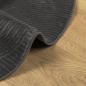 Preview: Teppich IZA Kurzflor Skandi-Stil Anthrazit Ø 200 cm