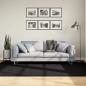 Preview: ARDEBO.de - Shaggy-Teppich PAMPLONA Hochflor Modern Schwarz 160x230 cm