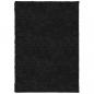 Preview: Shaggy-Teppich PAMPLONA Hochflor Modern Schwarz 160x230 cm