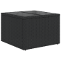 Preview: 13-tlg. Garten-Sofagarnitur mit Kissen Schwarz Poly Rattan