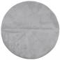 Preview: Teppich IZA Kurzflor Skandinavischer Look Grau Ø 200 cm
