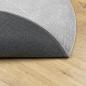 Preview: Teppich IZA Kurzflor Skandinavischer Look Grau Ø 200 cm