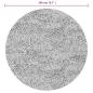 Preview: Teppich IZA Kurzflor Skandinavischer Look Grau Ø 200 cm