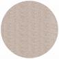 Preview: Shaggy-Teppich PAMPLONA Hochflor Modern Beige Ø 100 cm