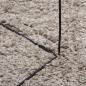 Preview: Shaggy-Teppich PAMPLONA Hochflor Modern Beige Ø 100 cm