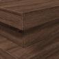 Preview: Couchtisch mit LED-Leuchten Braun Eichen-Optik 90x50x40 cm