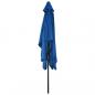 Preview: Sonnenschirm mit Metall-Mast 300x200 cm Azurblau