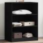 Preview: ARDEBO.de - Kleiderschrank Schwarz 77x48x102 cm Holzwerkstoff