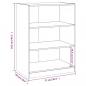 Preview: Kleiderschrank Schwarz 77x48x102 cm Holzwerkstoff