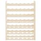 Preview: Weinregal 67,5x25x87 cm Massivholz Kiefer