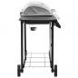 Preview: Gasgrill mit 4 Flammen Schwarz und Silbern