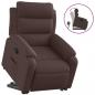 Preview: Relaxsessel mit Aufstehhilfe Dunkelbraun Stoff