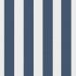 Preview: Gartenkissen 2 Stk. Streifenmuster 45 x 45 cm Marineblau