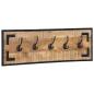 Preview: Garderoben 2 Stk. 80x8x25 cm Raues Massivholz Mango