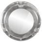 Preview: Bullaugen-Spiegel Wandmontage Ø38 cm Aluminium und Glas