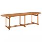 Preview: ARDEBO.de - Garten-Esstisch 280x90x75 cm Massivholz Akazie