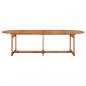 Preview: Garten-Esstisch 280x90x75 cm Massivholz Akazie