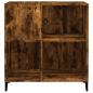 Preview: Plattenschrank Räuchereiche 84,5x38x89 cm Holzwerkstoff