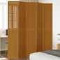 Preview: ARDEBO.de - 5-tlg. Raumteiler Braun Massivholz Paulownia
