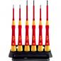 Preview: ARDEBO.de Wiha 2270P Feinschraubendreher-Set, PicoFinish® electric, 7-teilig inkl. Halter (42989)