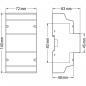 Preview: Wago 879-3020 Energieverbrauchszähler für Direkatnschluss, 65A, 3x230/400V, 50Hz, Modbus, M-Bus, 2 x S0-Schnittstelle, 4PS