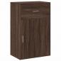Preview: Beistellschrank Braun Eichen-Optik 56,5x39x90 cm Holzwerkstoff
