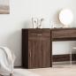 Preview: Beistellschrank Braun Eichen-Optik 56,5x39x90 cm Holzwerkstoff