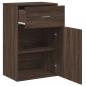 Preview: Beistellschrank Braun Eichen-Optik 56,5x39x90 cm Holzwerkstoff