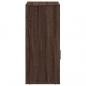 Preview: Beistellschrank Braun Eichen-Optik 56,5x39x90 cm Holzwerkstoff