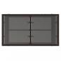 Preview: 4-tlg. Garten-Sofagarnitur mit Kissen Braun Poly Rattan Glas