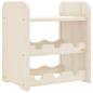 Preview: Weinregal mit Oberplatte 33x25x37 cm Massivholz Kiefer