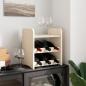 Preview: Weinregal mit Oberplatte 33x25x37 cm Massivholz Kiefer
