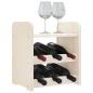 Preview: Weinregal mit Oberplatte 33x25x37 cm Massivholz Kiefer
