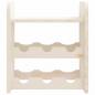Preview: Weinregal mit Oberplatte 33x25x37 cm Massivholz Kiefer