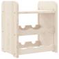 Preview: Weinregal mit Oberplatte 33x25x37 cm Massivholz Kiefer