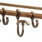 Preview: Wandgarderobe mit Kleiderhaken Aluminium