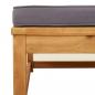 Preview: 6-tlg. Garten-Lounge-Set mit Kissen Massivholz Akazie