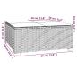 Preview: 8-tlg. Garten-Lounge-Set mit Kissen Poly Rattan Schwarz
