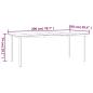 Preview: 7-tlg. Garten-Essgruppe mit Kissen Braun Poly Rattan