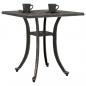 Preview: Gartentisch Bronzen 53x53x53 cm Aluminiumguss