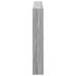 Preview: LED-Kopfteil mit Ablage Grau Sonoma 180x17x102 cm