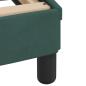 Preview: Bettgestell mit LED-Leuchten Dunkelgrün 90x190 cm Samt