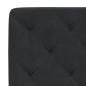 Preview: Bettgestell mit LED-Leuchten Schwarz 80x200 cm Samt