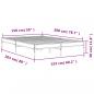 Preview: Bettgestell Grau Sonoma 150x200 cm Holzwerkstoff und Metall