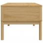 Preview: Couchtisch FLORO Wachsbraun 99x55,5x45 cm Massivholz Kiefer