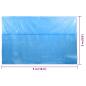 Preview: Rechteckige Poolabdeckung 500x300 cm PE Blau