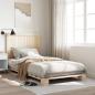 Preview: Massivholzbett mit Kopfteil 100x200 cm Kiefer
