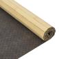 Preview: Teppich Rechteckig Hell Natur 60x500 cm Bambus