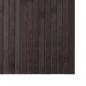 Preview: Teppich Rechteckig Dunkelbraun 60x500 cm Bambus
