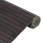 Preview: Teppich Rechteckig Dunkelbraun 70x200 cm Bambus